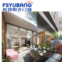 裕邦 窄邊推拉門 鋼化玻璃門網紅款時尚廚房推拉門客廳陽臺移門