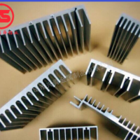 廠家開模定制 散熱片鋁 梳子型散熱器 鋁合金型材CNC加工