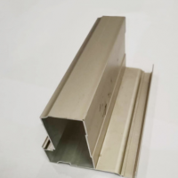鋁合金門窗型材 大量現貨平開門包邊鋁型材 表面可氟碳 噴涂 瓷泳