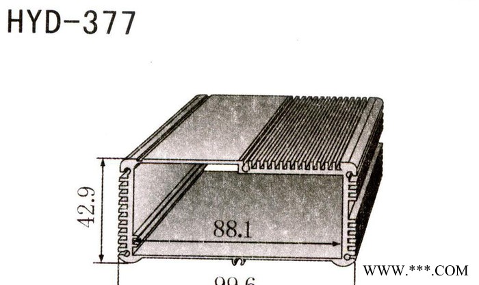 壓鑄件鋁型材散熱器 鎮江鋁型材定制加工