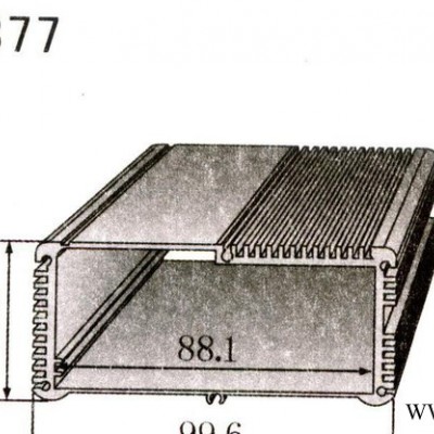 壓鑄件鋁型材散熱器 鎮江鋁型材定制加工
