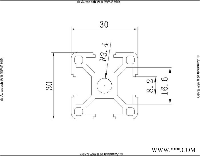 創(chuàng)宇cy-1500 工業(yè)鋁型湖南工業(yè)鋁型材 4040 國(guó)歐標(biāo)鋁型材 4040C 流水線型材批發(fā)