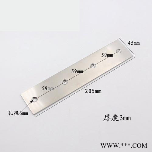 創(chuàng)宇鋁合金直片角碼 直碼 直片直條平家具連接件一字角碼 鋁型材配件 直線角碼