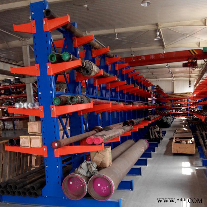 單雙面懸臂貨架 鋼管管材鋁型材放置架 布匹長物料貨架 重型貨架廠家