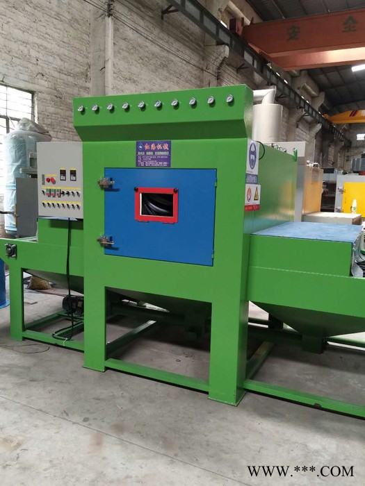 鋁材模具毛刺清理噴砂機(jī) 紅海自動(dòng)噴砂機(jī) 鋁板平面輸送式噴砂機(jī)廠