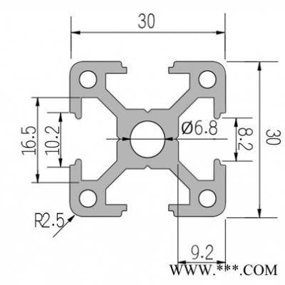貝派BP-8-3030W工業鋁型材，可定做，歡迎咨詢