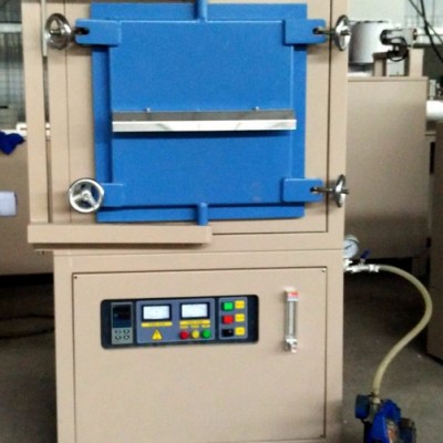 1600度真空氣氛箱式電爐,真空氣氛電阻爐,真空箱式氣氛爐