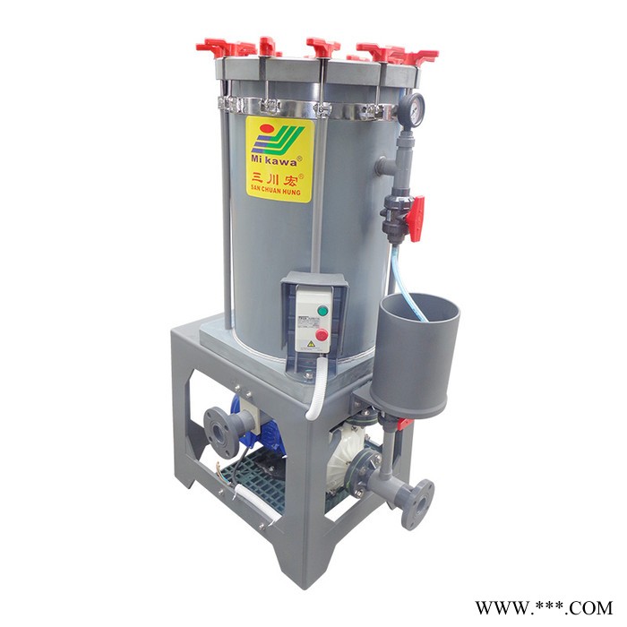 臺灣三川宏CB2004耐強酸堿三價六價鍍鉻液電鍍過濾機 鉻酸過濾機