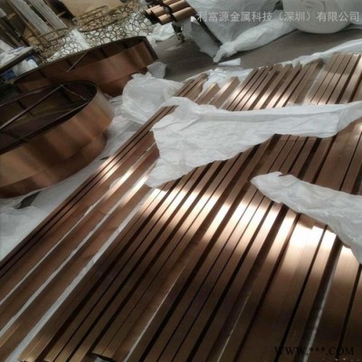 201電鍍不銹鋼管 304不銹鋼彩色管鈦金 玫瑰金 香檳金 黑鈦 真空鍍