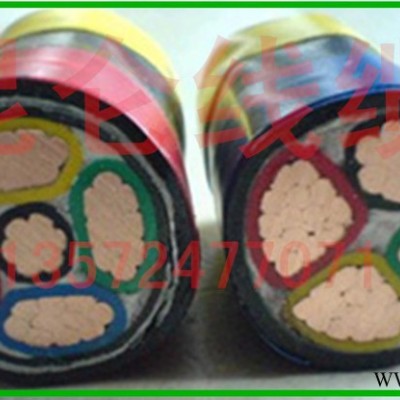 鋁電纜5芯3*50/70/95/120平方鋁線3+2國標阻燃三相五線 鎧裝地埋