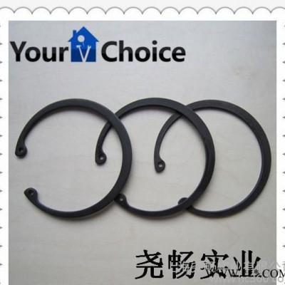 卡簧、擋圈,DIN472 孔用擋圈 磷化黑 24x1.2