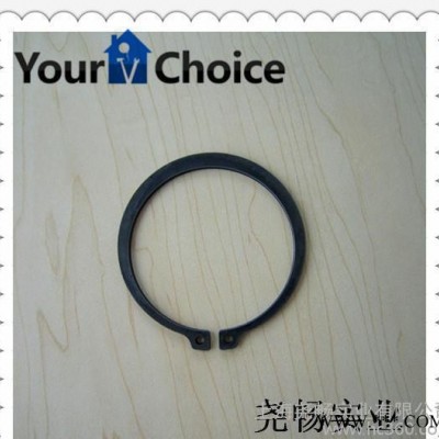 卡簧、擋圈,DIN471 軸用擋圈 磷化黑 6x0.7