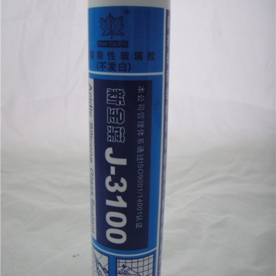 新金葉J3100酸性玻璃膠硅酸銅玻璃膠硅酮膠密封膠硅酸膠防霉一箱