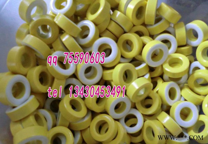 黃白環鐵粉芯T50-26磁環采購定制 線圈電感變壓器（天視威科技）