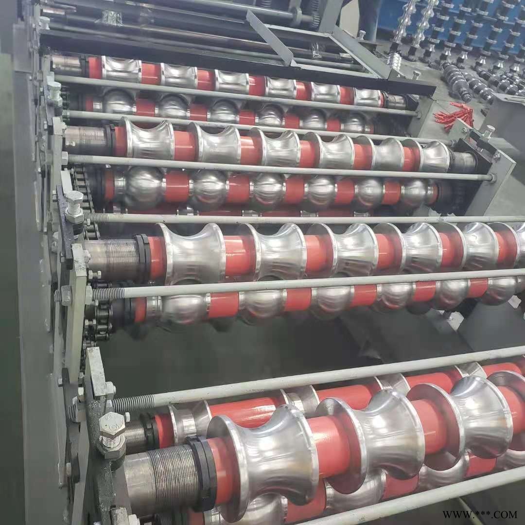 運(yùn)豐 全自動(dòng)800-840型仿樹(shù)脂琉璃瓦壓瓦機(jī) 鋁板 鋼板  彩鋼板壓瓦機(jī)