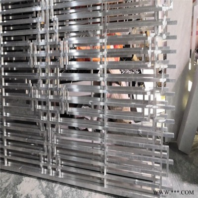 木飾鋁板安裝鋁窗花視頻 酒店隔斷裝飾鋁屏風 御窗世家熱轉印木紋鋁窗花 顏色可定制