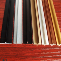 現貨供應 鋁合金12厘t型條 櫥柜衣柜裝飾包邊線條 e型接縫封邊條