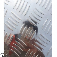 1060花紋鋁板 5052 6063 6061 五條筋腳踏鋁板 橘皮花紋鋁卷