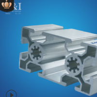 工業鋁型材廠家現貨50100LC歐標鋁合金型材工業6063-T5銀白氧化鋁