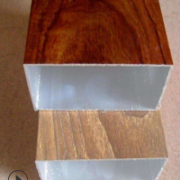 木紋鋁方管鋁合金型材鋁型材15*15 13*15 12*18轉印噴涂鋁方通