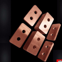 紫銅排紅銅條實心扁條3 4 5 10 15 20mm接地銅排銅板紫銅板T2鍍鎳